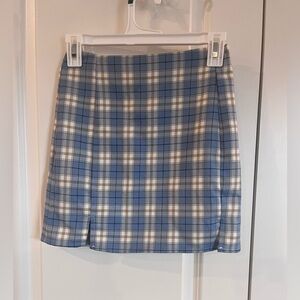 Shein XS plaid skirt